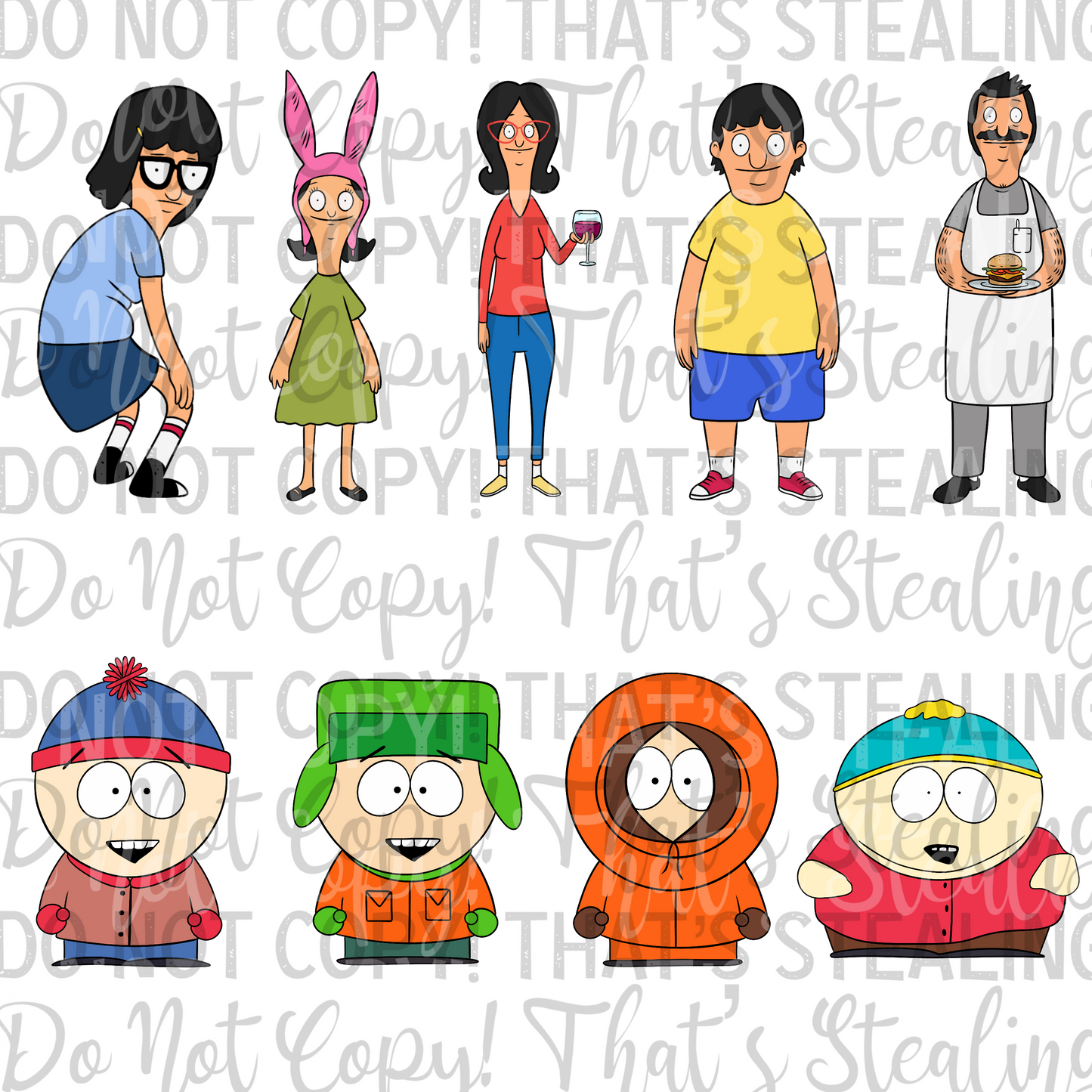 Adult Cartoons Clipart Bundle