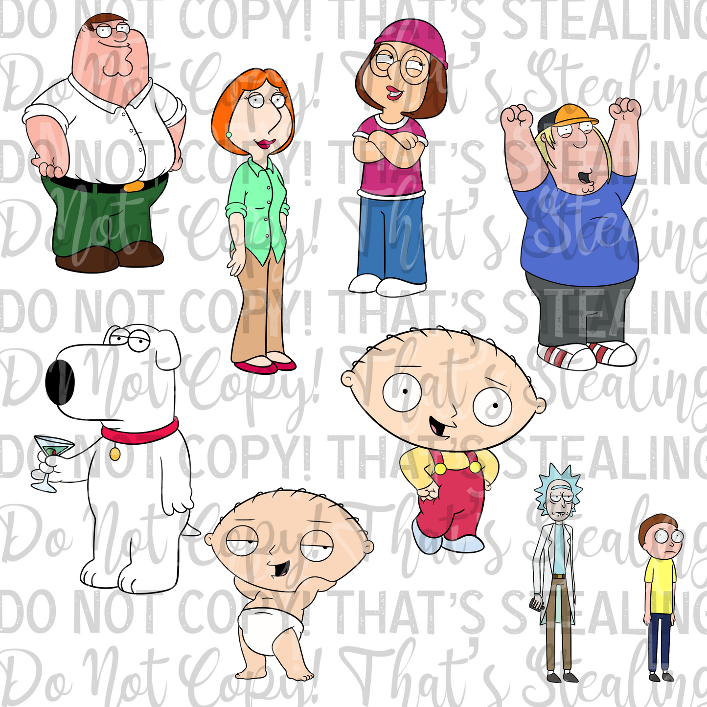 Adult Cartoons Clipart Bundle