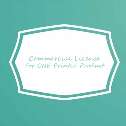 Commercial License for ONE Printed Product